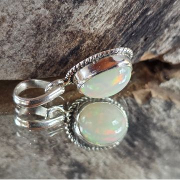 Pandantiv argint opal etiopian | Model 8