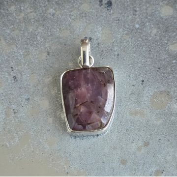 Pandantiv argint safir | Model 6