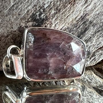 Pandantiv argint safir | Model 6