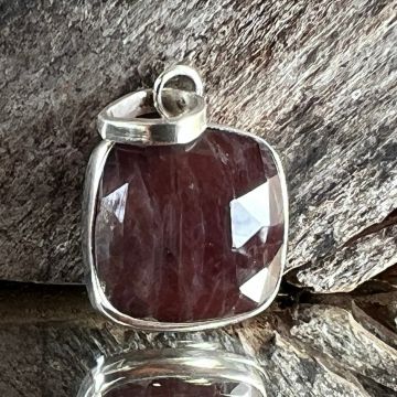 Pandantiv argint safir | Model 7