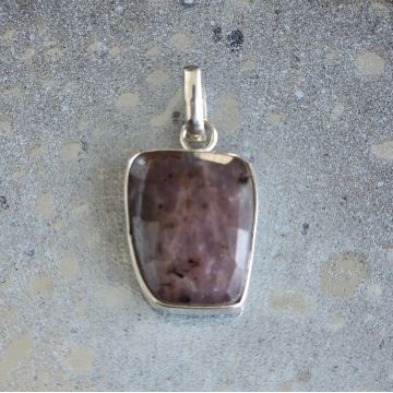 Pandantiv argint safir | Model 8