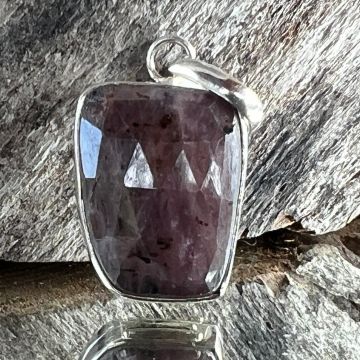 Pandantiv argint safir | Model 8