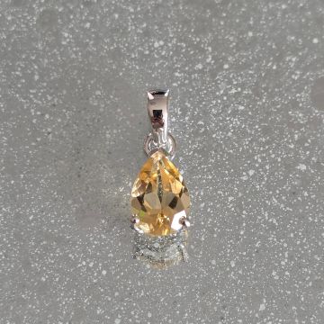 Pandantiv citrin argint 925 | Clasic