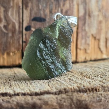 Pandantiv moldavit din argint | Model 18