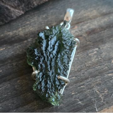 Pandantiv moldavit din argint | Model 21
