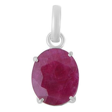 Pandantiv rubin argint | Marquise 4