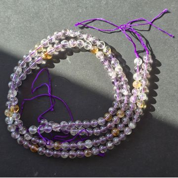 Sirag margele pietre semipretioase sfere AMETRIN