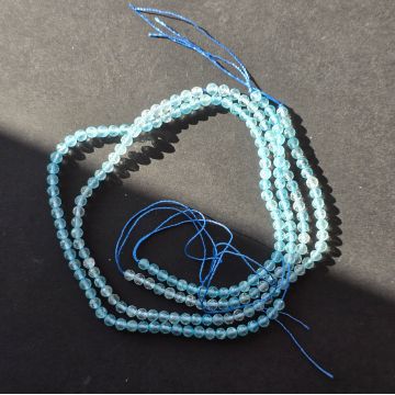 Sirag margele pietre semipretioase sfere fatetate TOPAZ