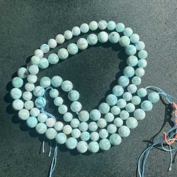 Sirag margele pietre semipretioase sfere LARIMAR