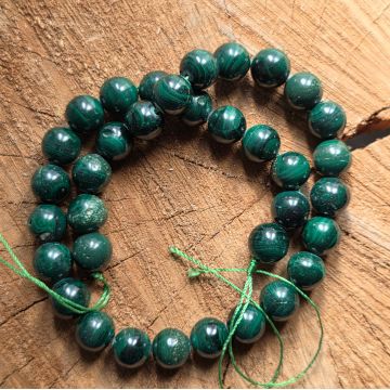 Sirag margele pietre semipretioase sfere MALACHIT