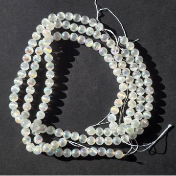 Sirag margele pietre semipretioase sfere SELENIT AURA