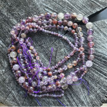 Sirag margele pietre semipretioase sfere SUPER 7