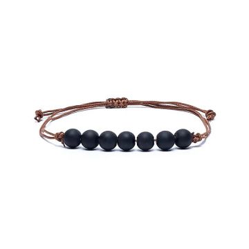 Bratara obsidian ajustabila