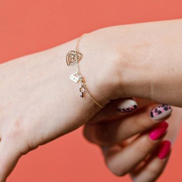 Bratara colectia Fairyland - Eternal love - Argint 925 placat cu Aur Galben si Roz 18K