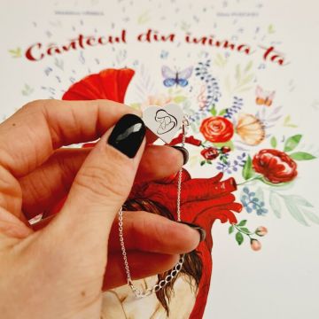 Bratara Imbratisare Mama si Bebe + Carte Cantecul din inima ta