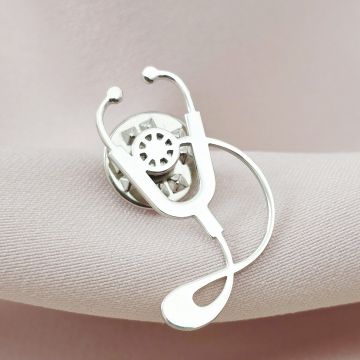 Brosa - Stetoscop - Argint 925