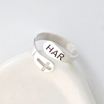 Inel Credinta si Har - Model reglabil - Argint 925