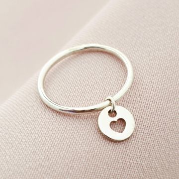 Inel Midi cu Charm - Love yourself - Argint 925